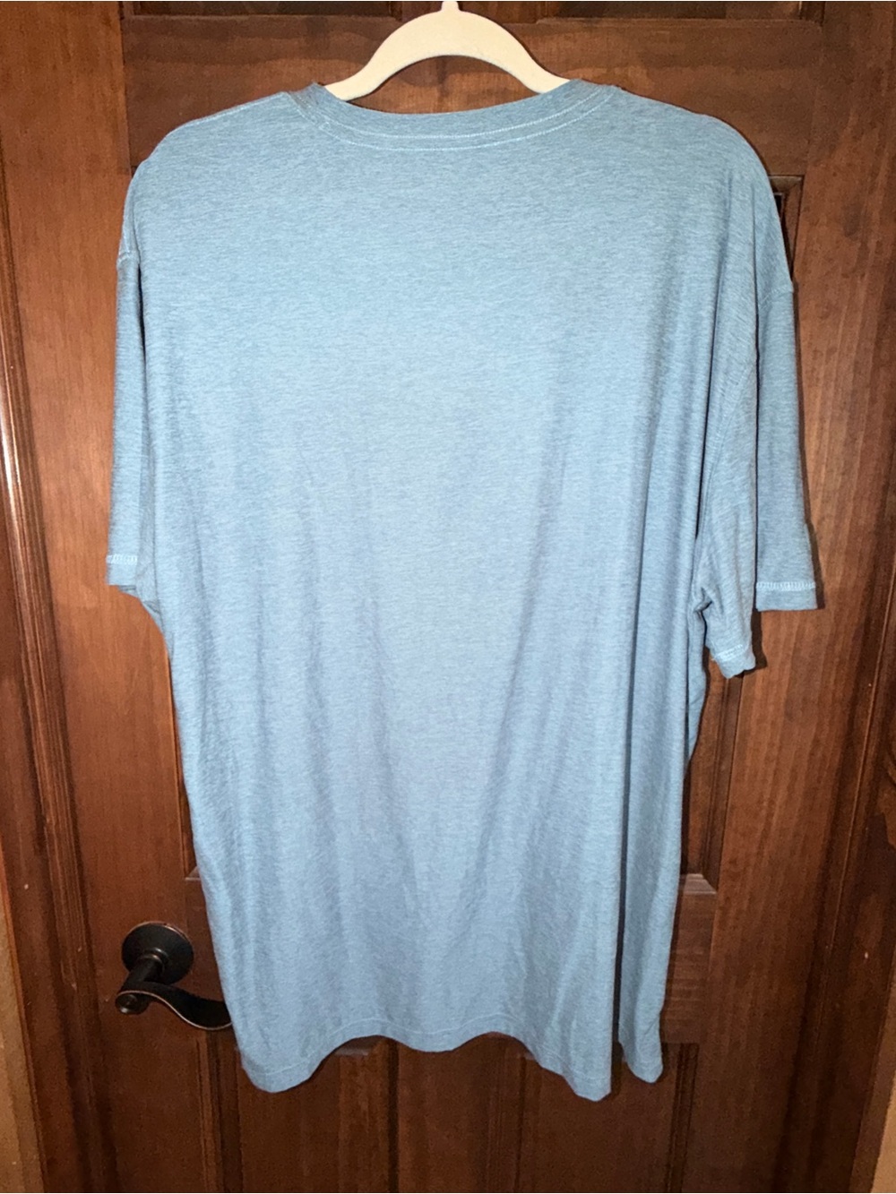 Vuori Men's Short-Sleeve Crew Tee - Heather Sky Blue